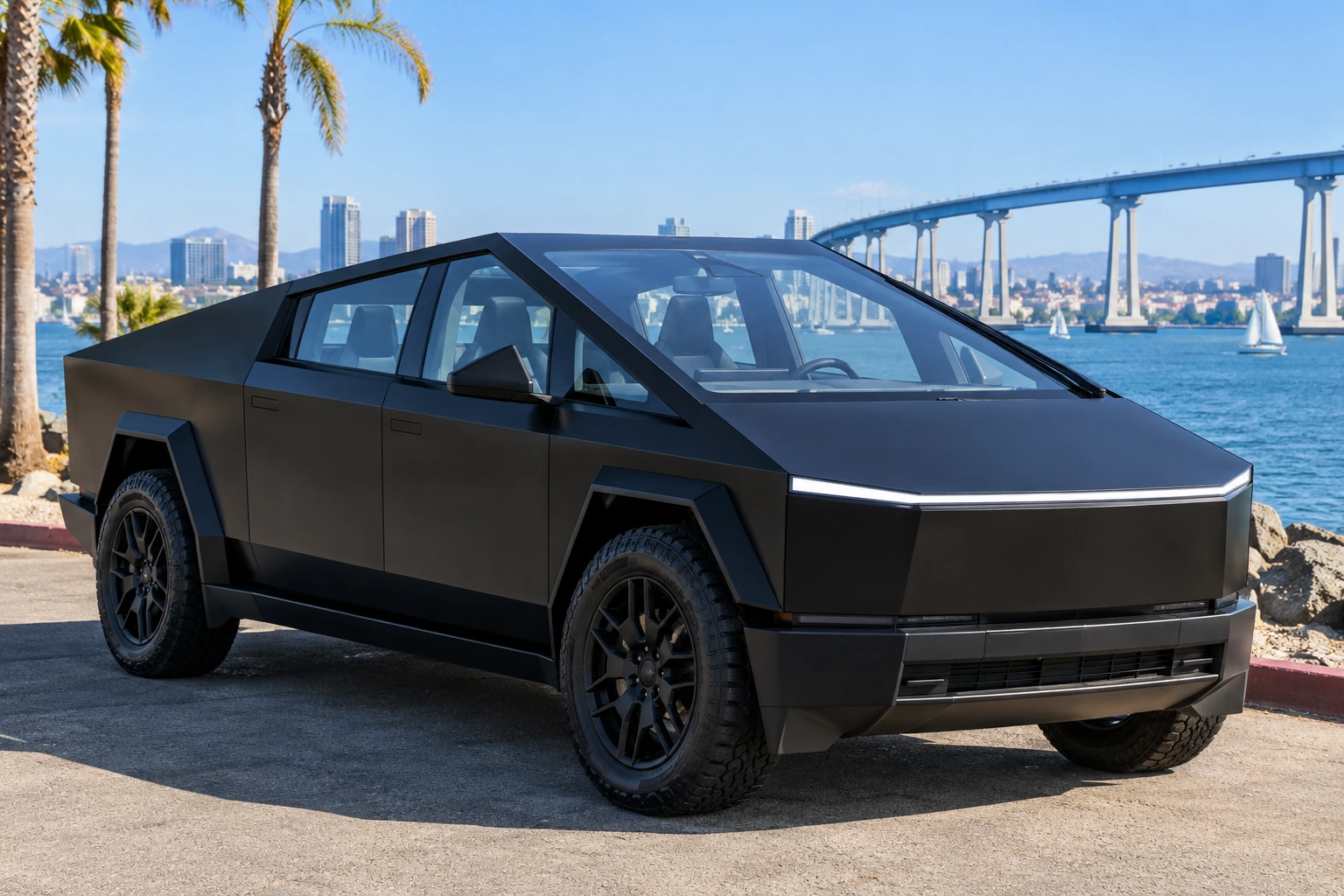 Tesla Cybertruck window tint simulator