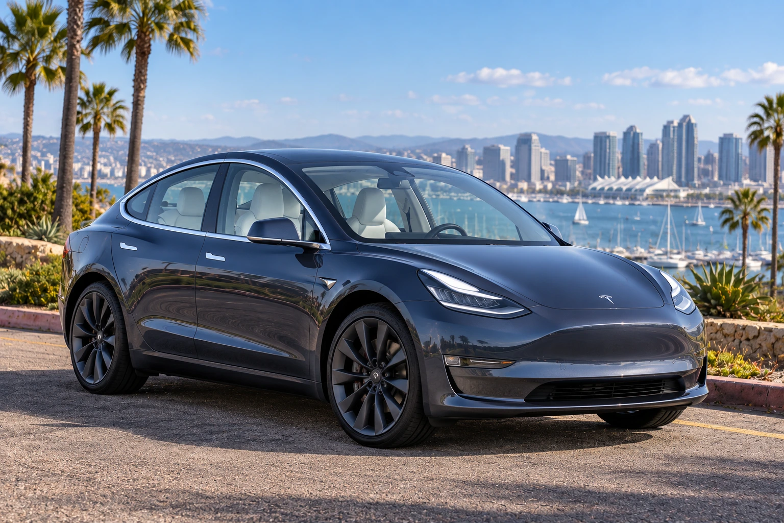Tesla Model 3 window tint simulator