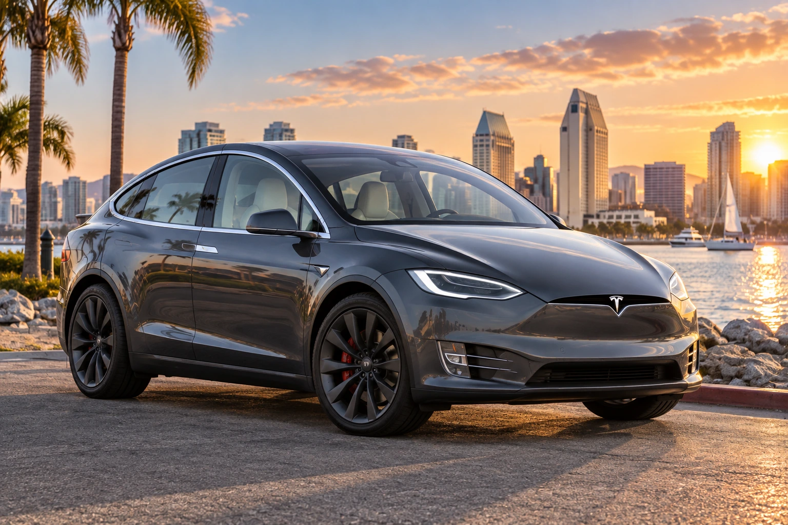 Tesla Model X window tint simulator
