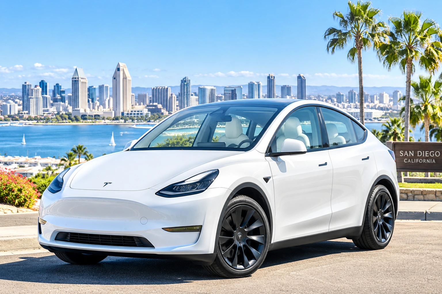 Tesla Model Y window tint simulator